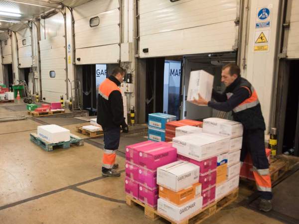 El producto de Garcimar que se distribuye y manipula en las instalaciones de Mercabarna.