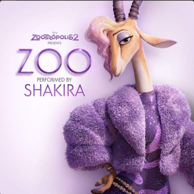 Portada final de la cançó 'Zoo' de Shakira