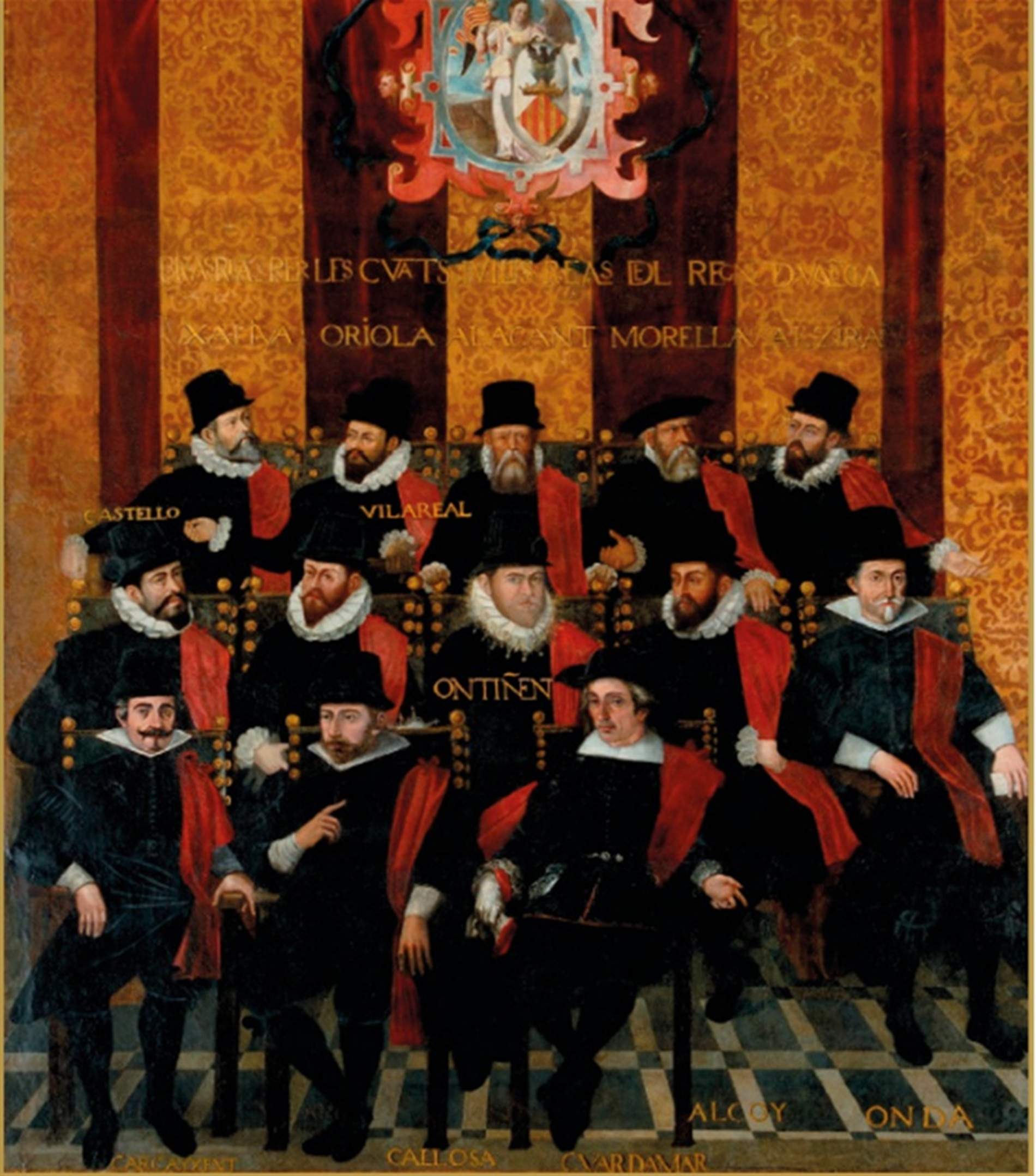 Representats de les viles i ciutats a les Corts de València (segles XVI). Font Generalitat valenciana Representats de les viles i ciutats a les Corts de València (segles XVI). Font Generalitat valenciana