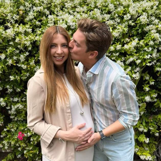 Xavier Martínez y su pareja Claudia cuando estaban esperando a su primera hija Gala / Instagram Xavier Martínez y su pareja Claudia cuando estaban esperando a su primera hija Gala / Instagram