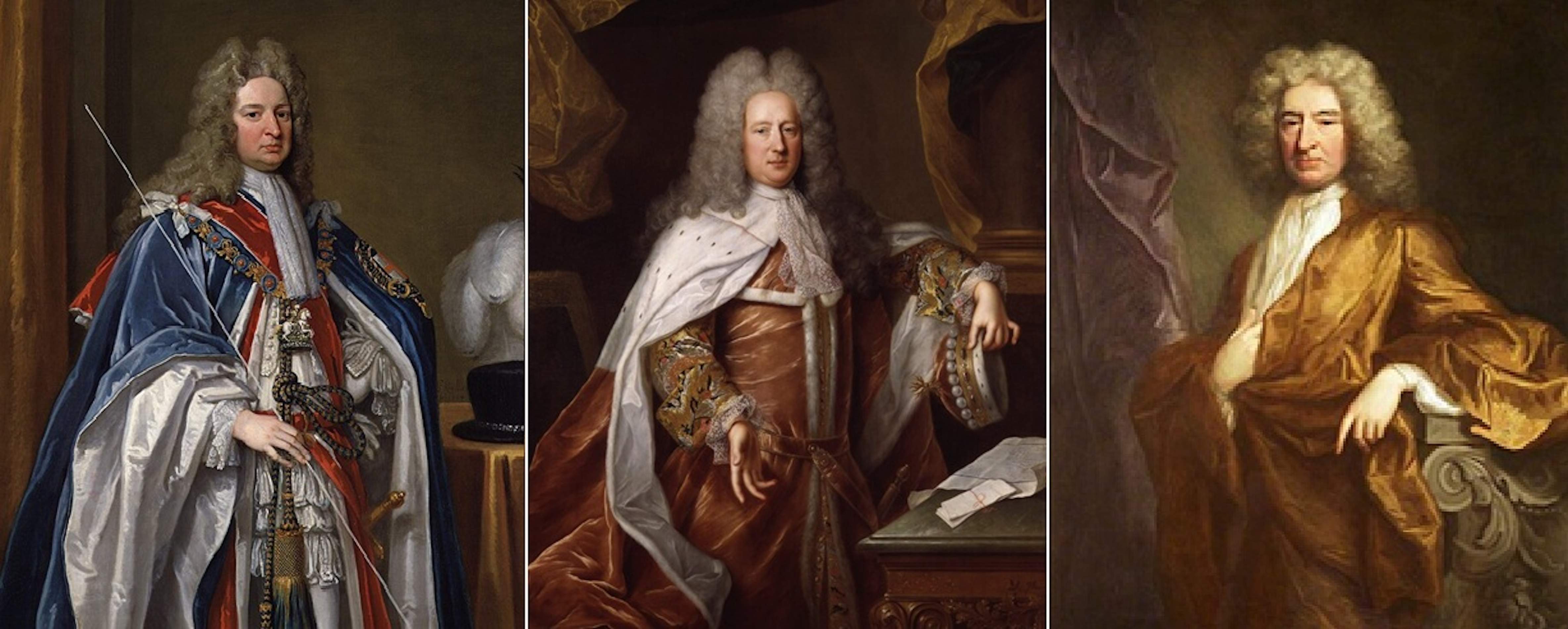Harley, Saint John y Colstein. Fuente National Portrait Gallery