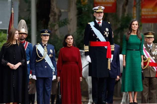 Familia Real en el desfile del Día de la Hispanidad EFE1