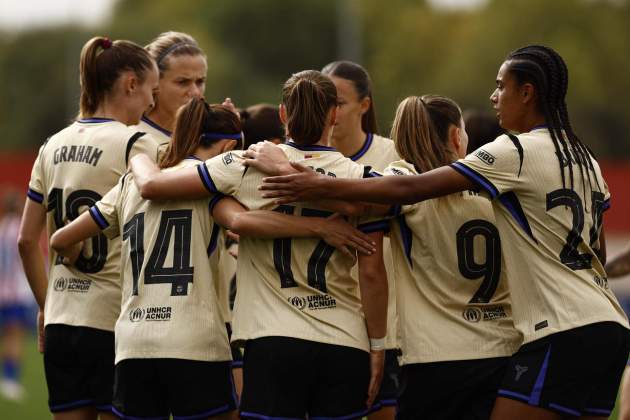 Barça femenino celebración gol / Foto: EFE Barça femenino celebración gol / Foto: EFE