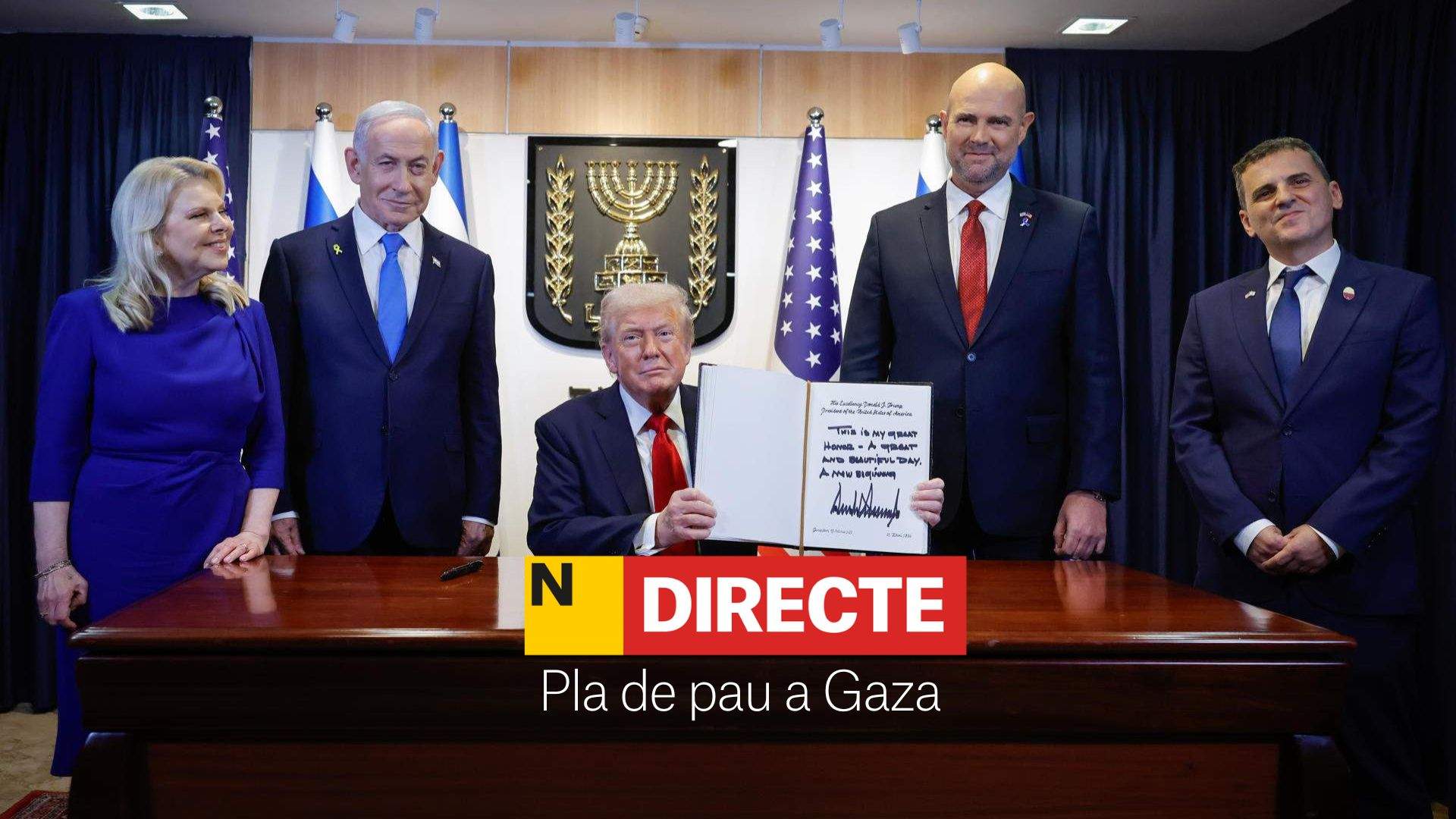 Plan de paz en Gaza, DIRECTO | Última hora de la entrega de rehenes entre Israel y Hamás