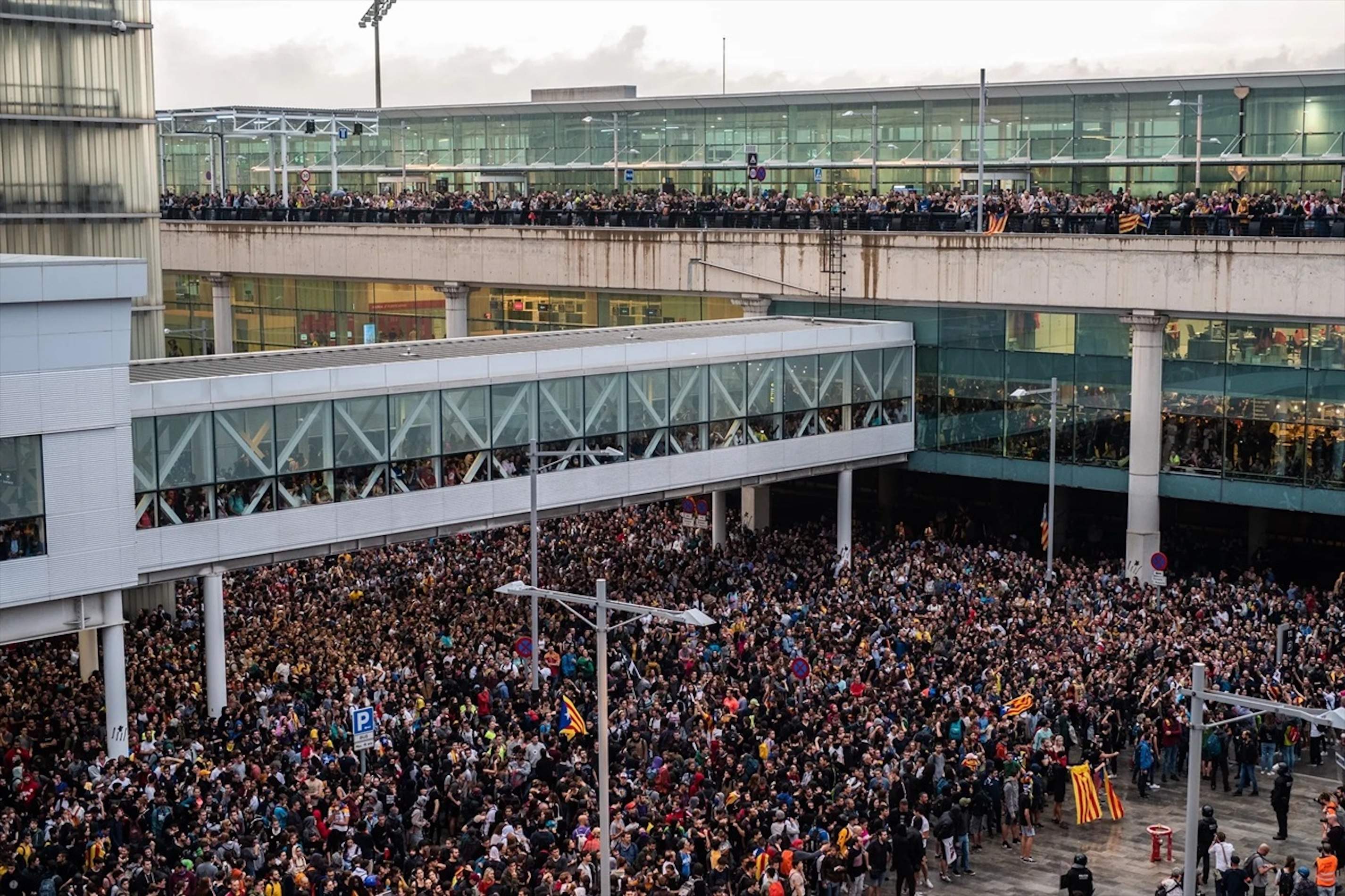 Sis anys del bloqueig independentista de l’aeroport