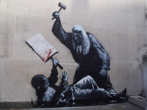 EuropaPress 6942079 08 september 2025 united kingdom london view of the latest artwork by EuropaPress 6942079 08 september 2025 united kingdom london view of the latest artwork by
