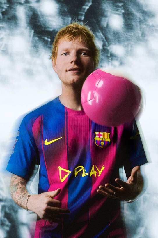 Ed Sheeran Barça / Foto: FC Barcelona