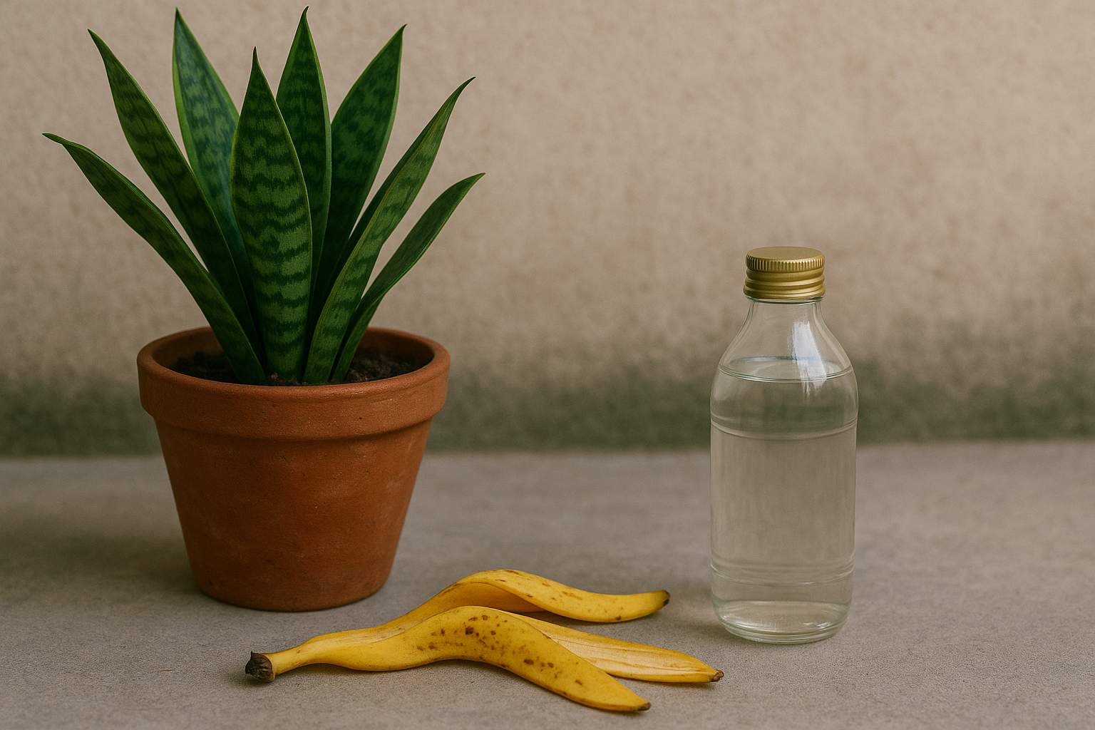 Barrejar pela de plàtan amb vinagre: la solució casolana que t'ajudarà a salvar les teves plantes
