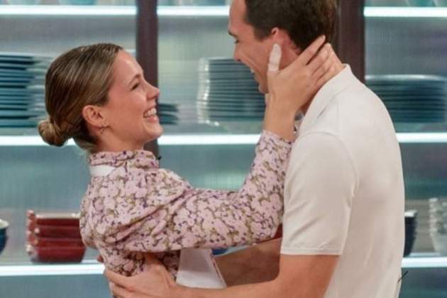 Verónica y su, entonces, novio, Jaime, en 'Masterchef' TVE Verónica y su, entonces, novio, Jaime, en 'Masterchef' TVE
