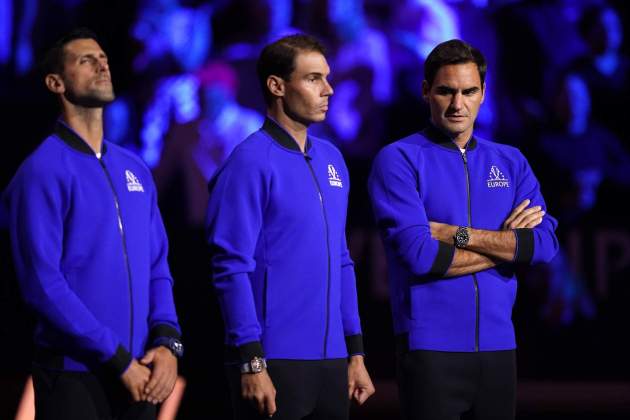 Djokovic, Nadal y Federer en la Laver Cup / Foto: Europa Press Djokovic, Nadal y Federer en la Laver Cup / Foto: Europa Press