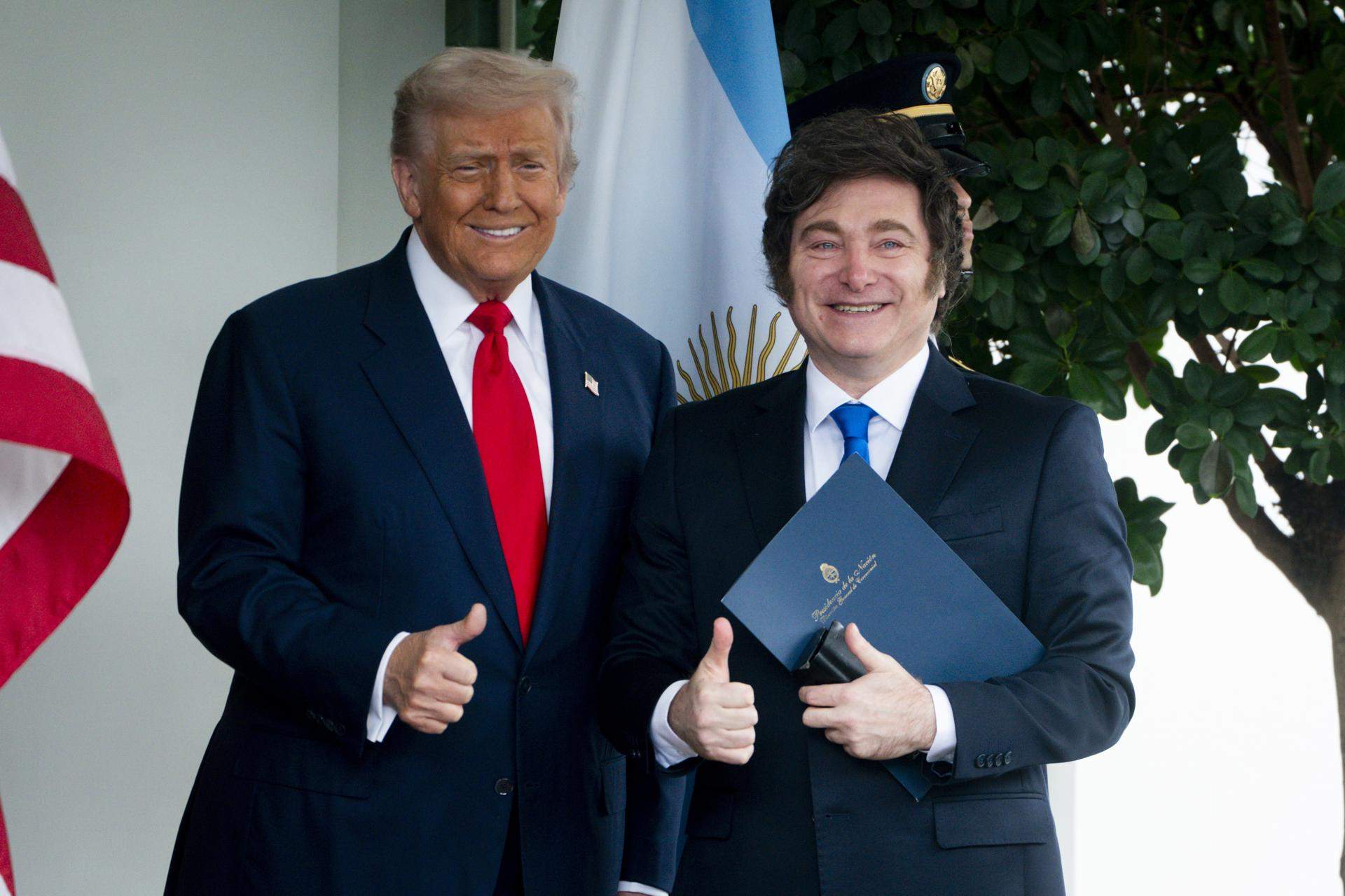 Trump recibe a Milei en la Casa Blanca para sellar la ayuda millonaria a Argentina ante las elecciones