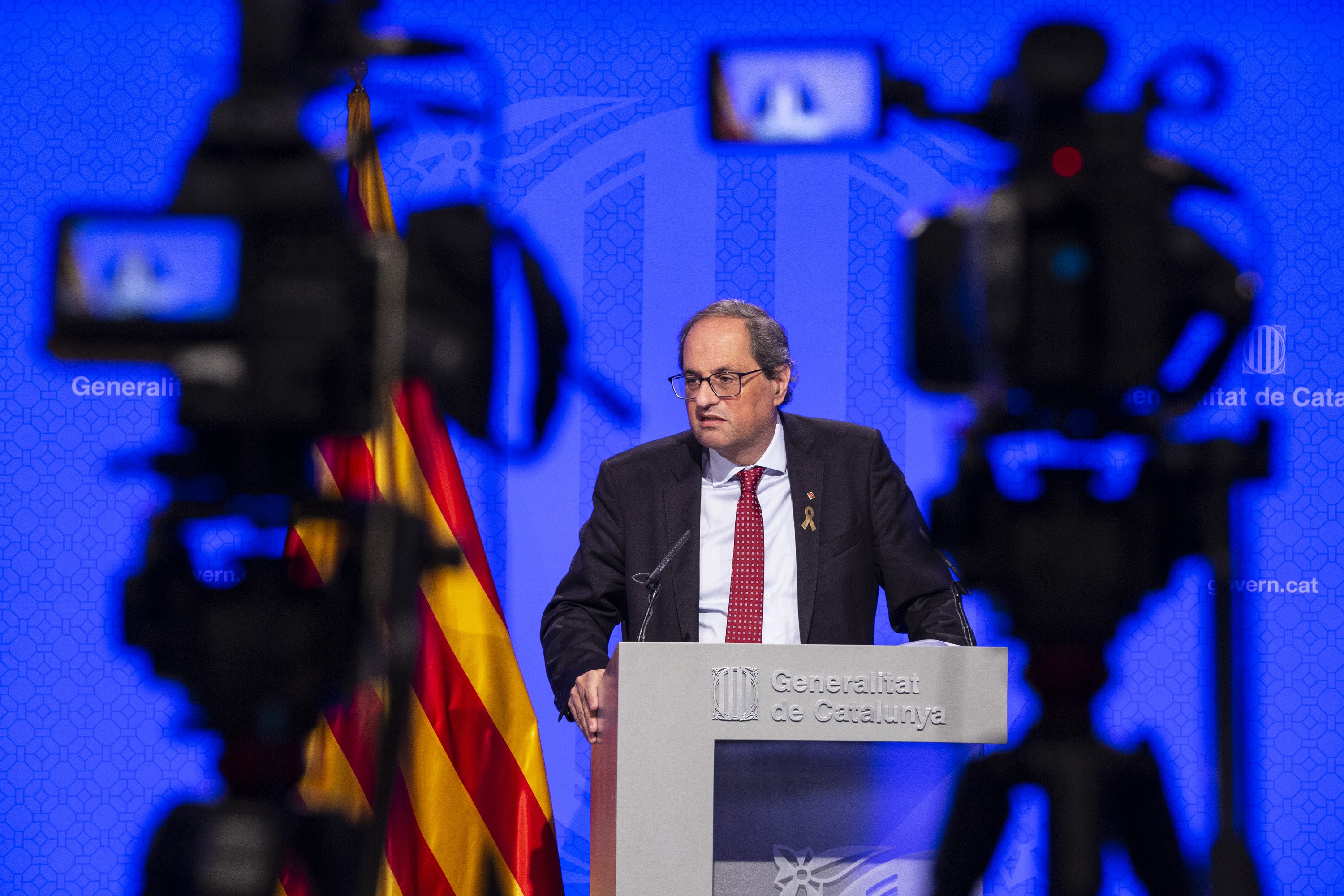 Torra responde a Sánchez: "¿Quién prioriza el conflicto?"