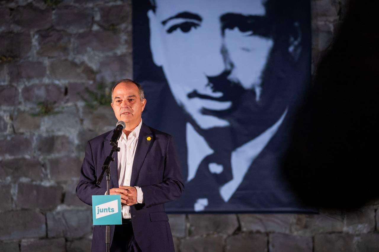 Turull en l'homenatge a Companys: "Ara no hi ha escamots d'afusellament, ara els escamots són amb togues"