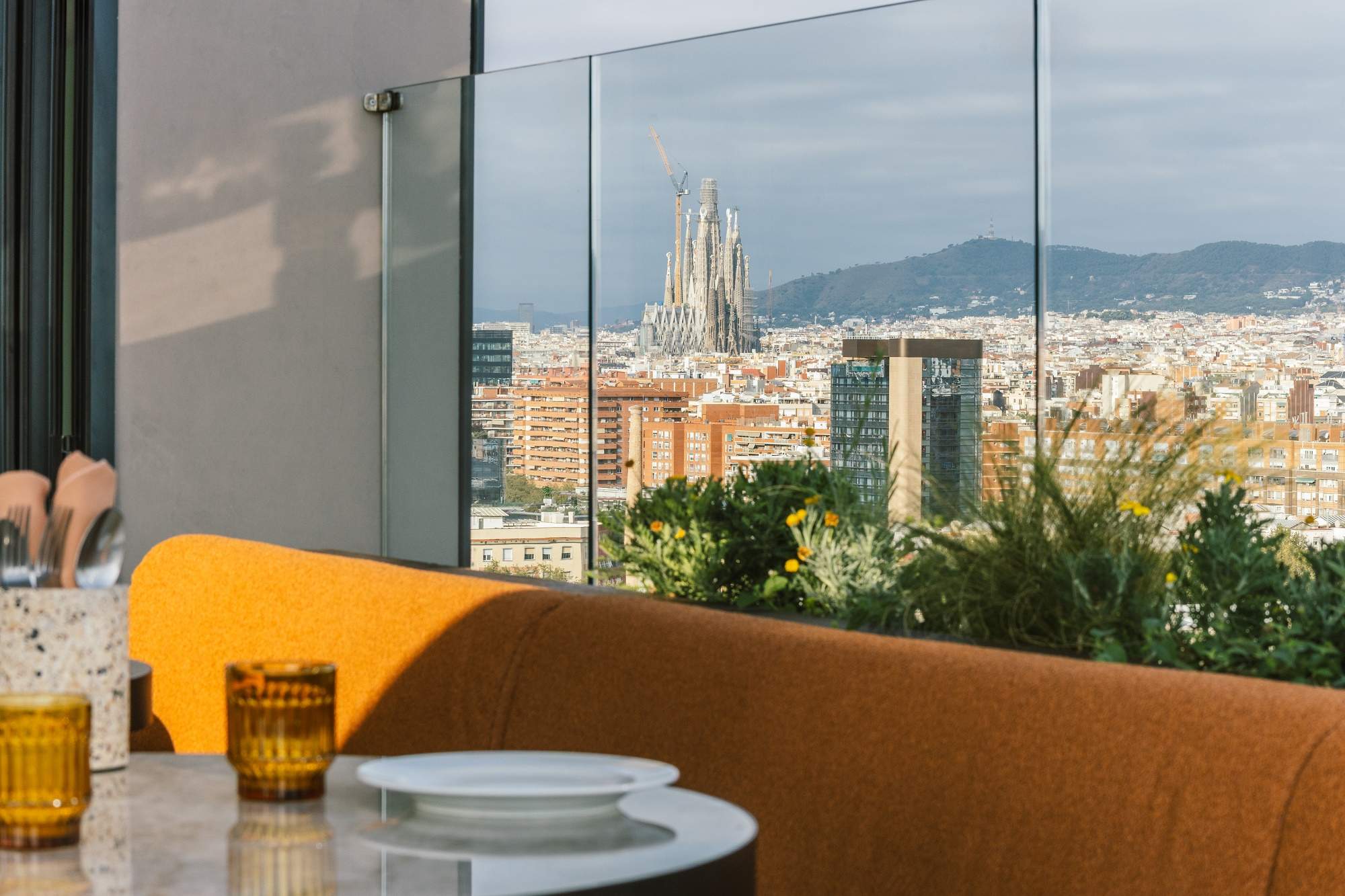 Vistas a la Sagrada Familia des del restaurant Sisi Foto @MaxiBellucci
