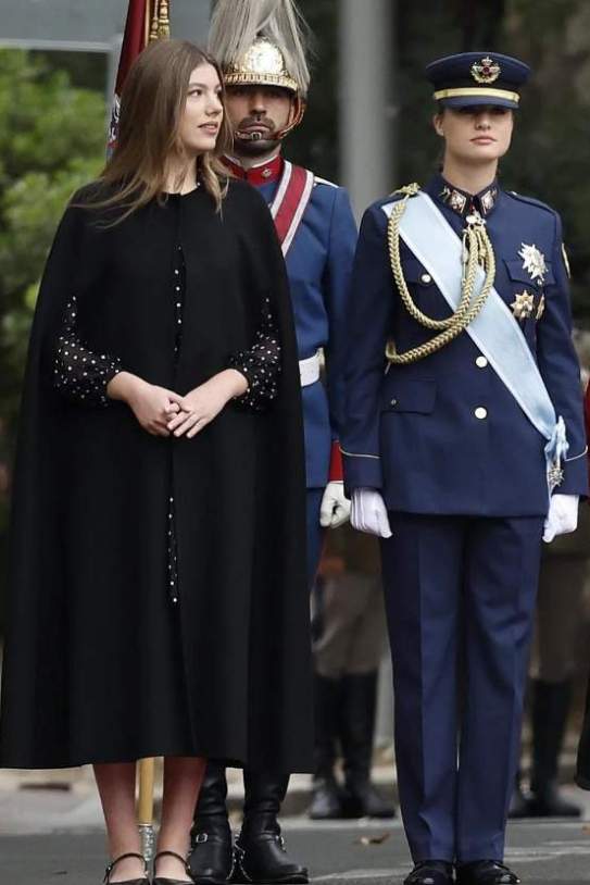 Sofía vestida de Bernarda Alba el 12 O, Instagram Sofía vestida de Bernarda Alba el 12 O, Instagram