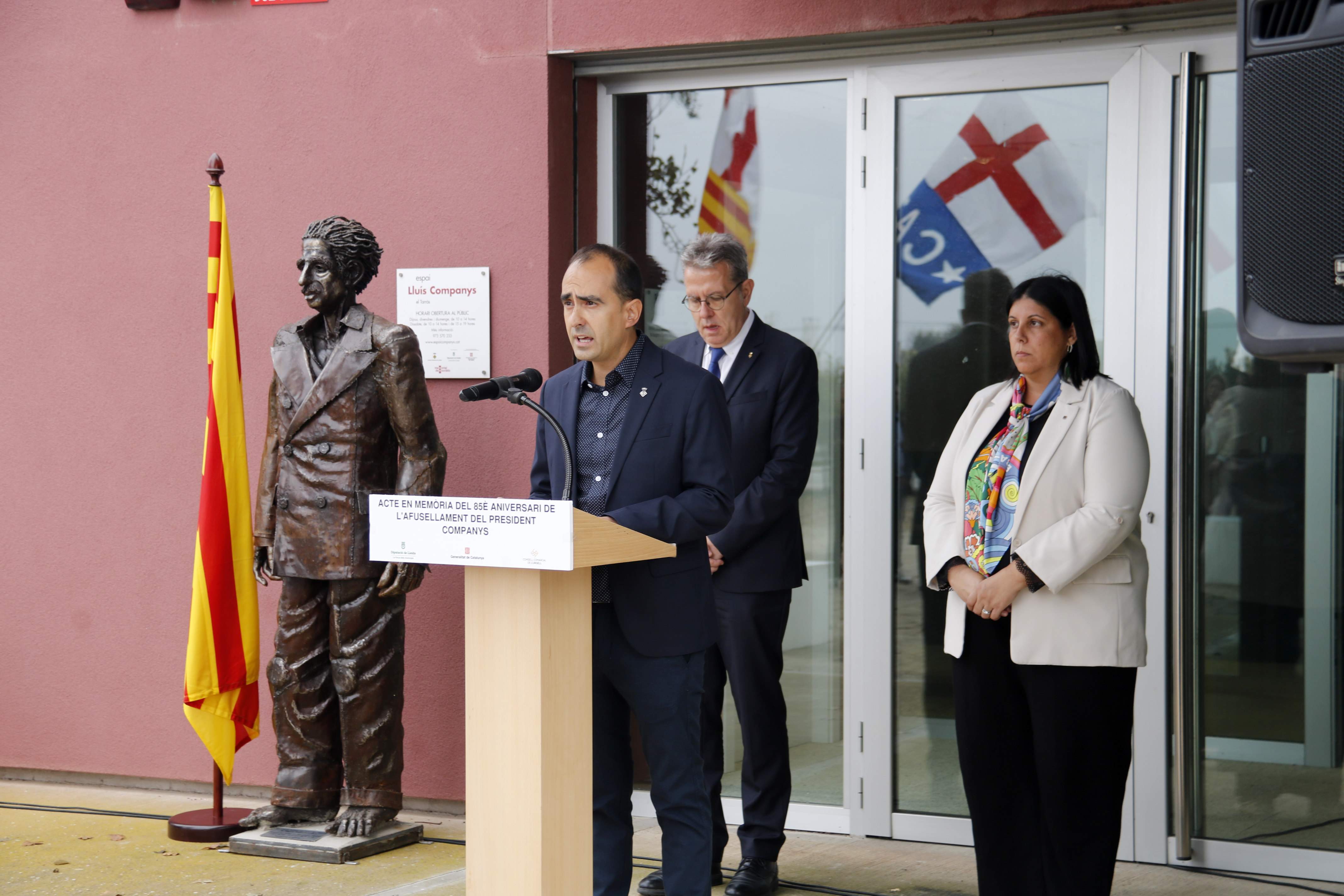 ERC carga contra el Govern por su ausencia en el homenaje a Companys en El Tarròs