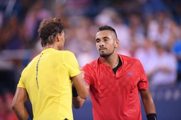 Kyrgios i Rafa Nadal Kyrgios i Rafa Nadal