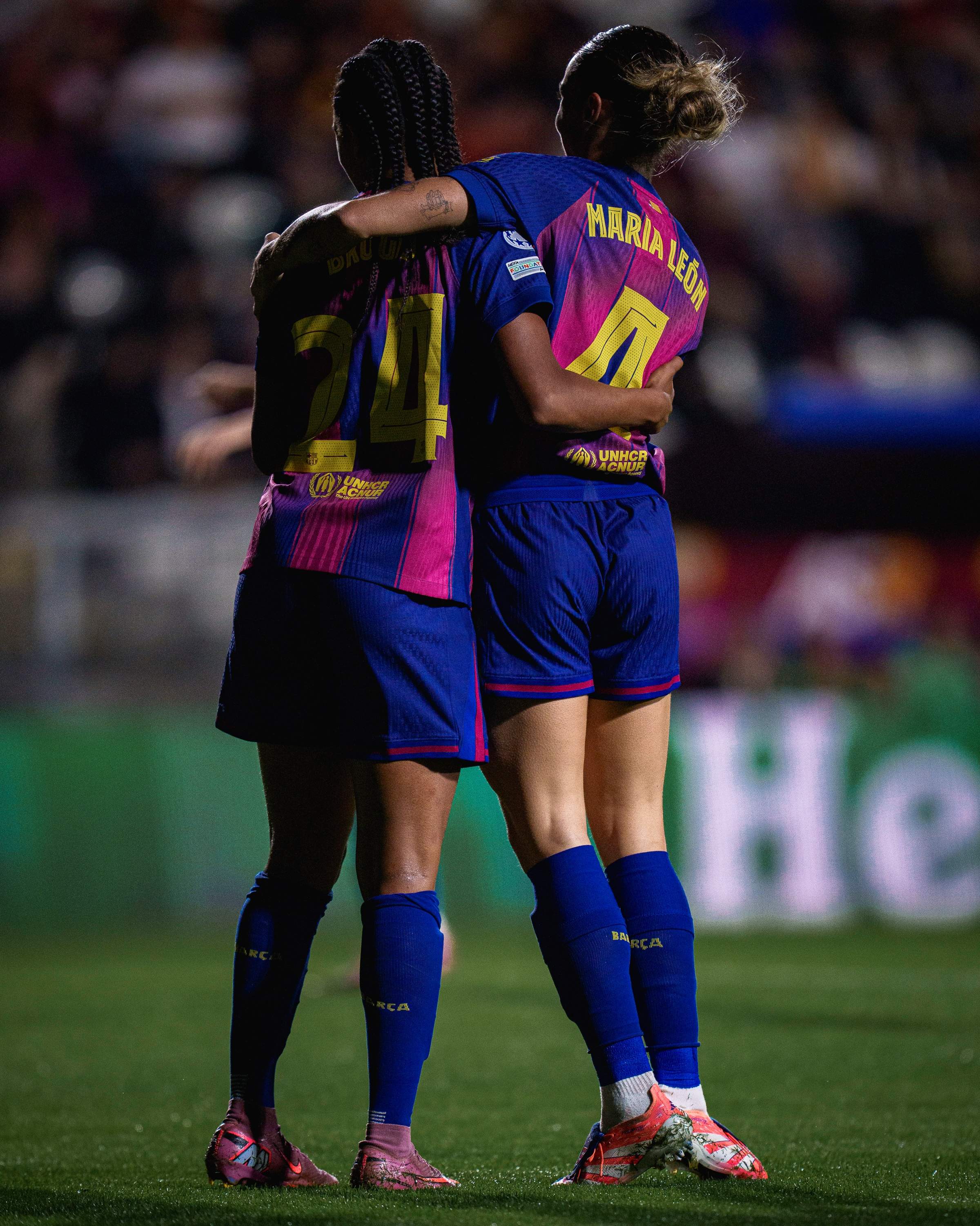 El Barça se anima contra la Roma y también es líder en la Champions femenina (0-4)