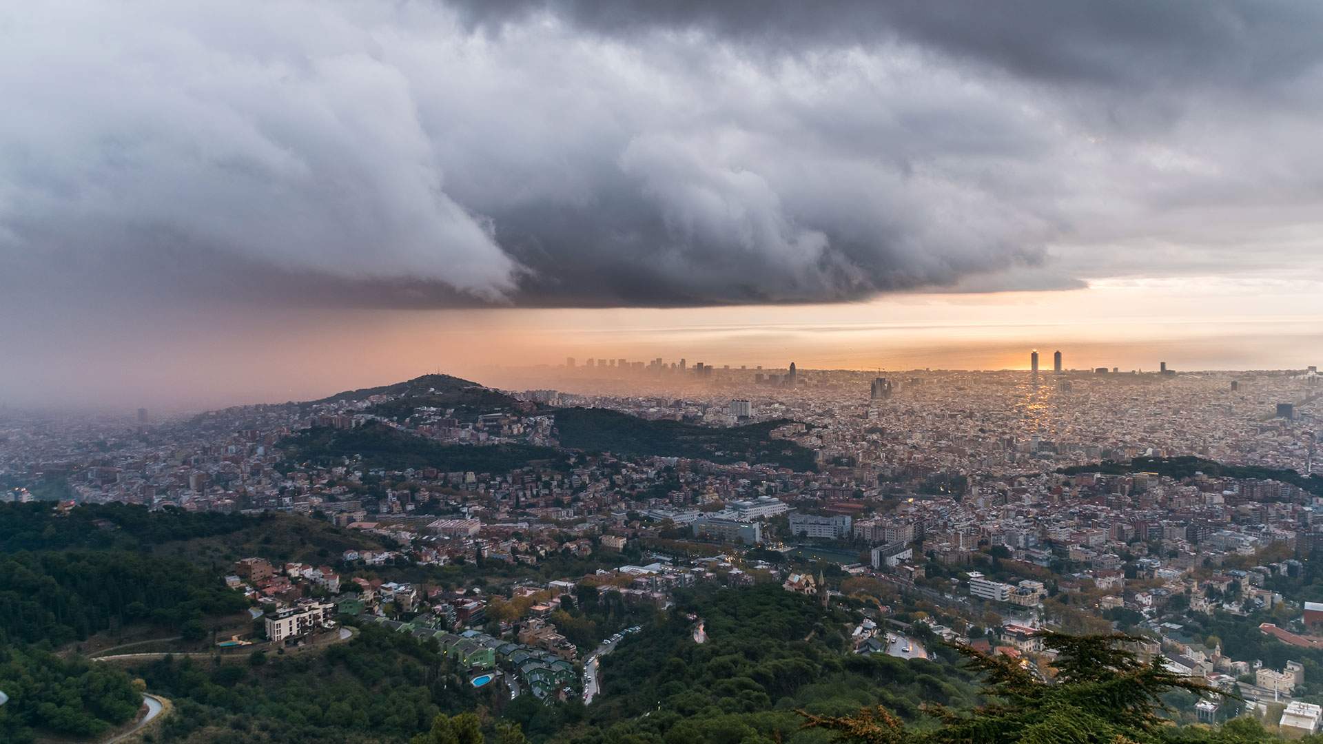 Traca final de lluvias en Catalunya y novedades del tiempo y de temperaturas en el horizonte