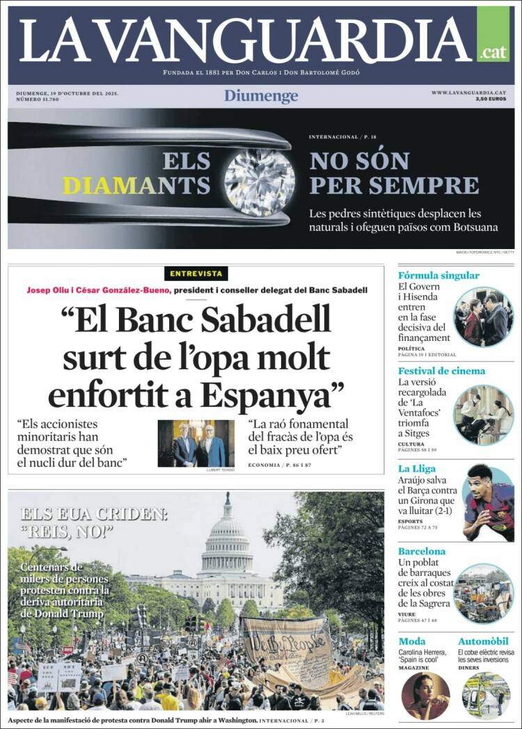 'La Vanguardia' 19 'La Vanguardia' 19