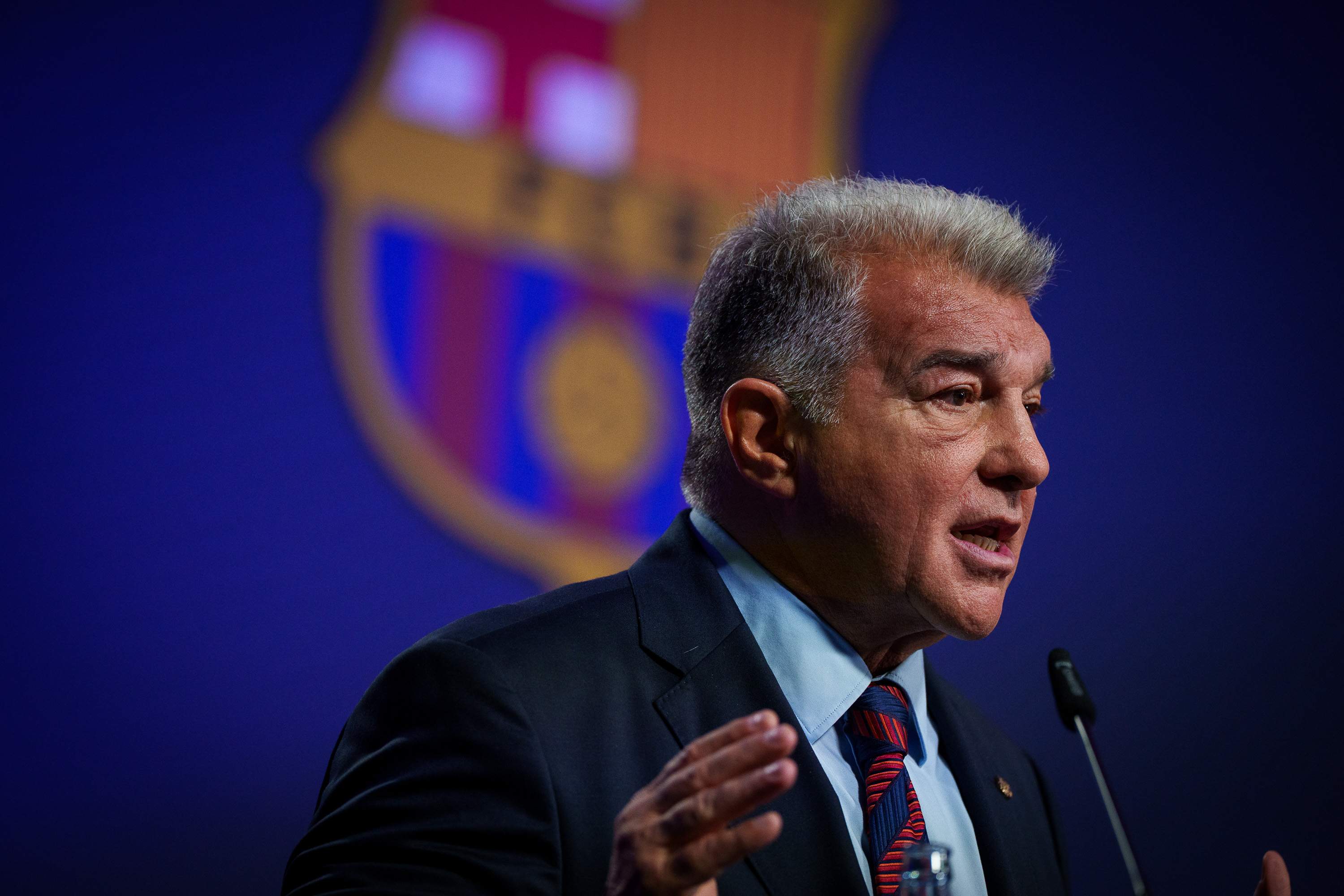 El ataque de Laporta a la oposición: "El Barça es mucho más que una empresa, tiene un rol en Cataluña"