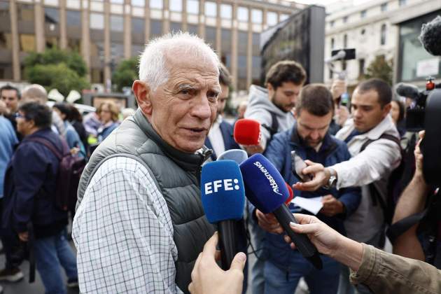 Borrell en la manifestación por Palestina / EFE Borrell en la manifestación por Palestina / EFE