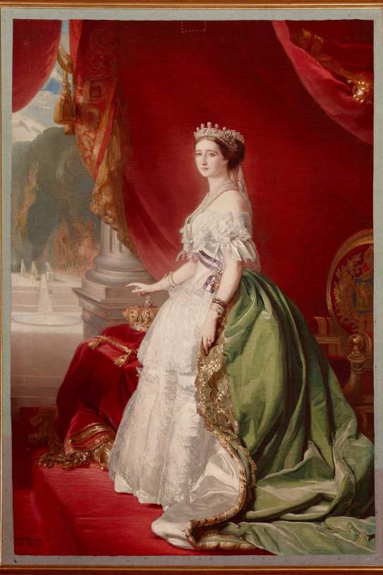 La emperatriz Eugenia de Montijo d'Ernest Hupé / Palacio de Liria La emperatriz Eugenia de Montijo d'Ernest Hupé / Palacio de Liria