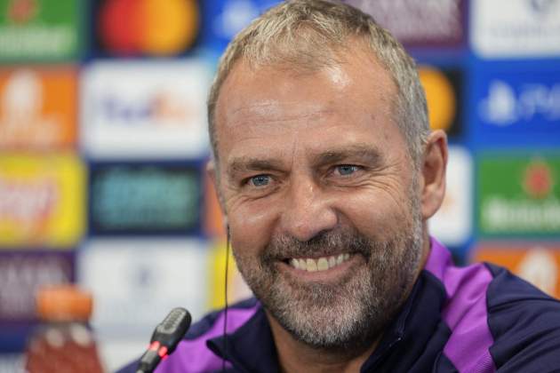 Hansi Flick rueda de prensa Barça / Foto: EFE