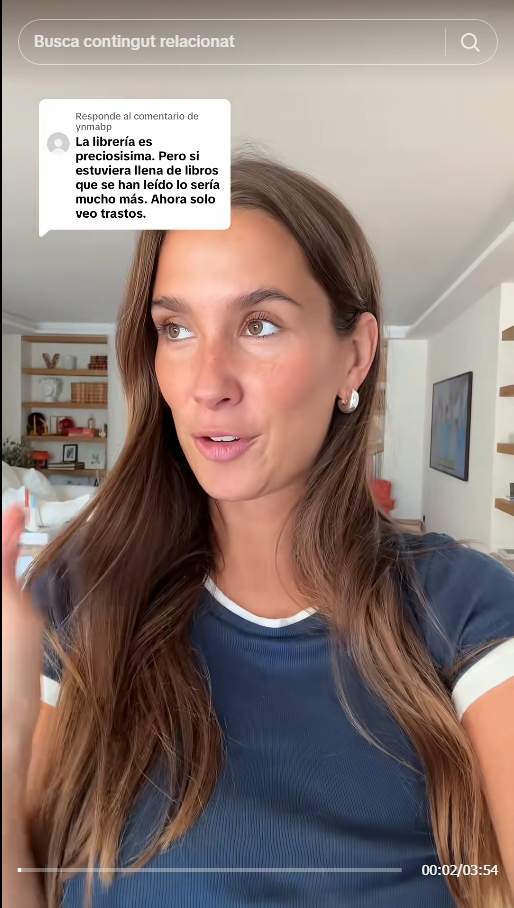 María Pombo quan va dir que no li agradava llegir TikTok María Pombo cuando dijo que no le gustaba leer TikTok