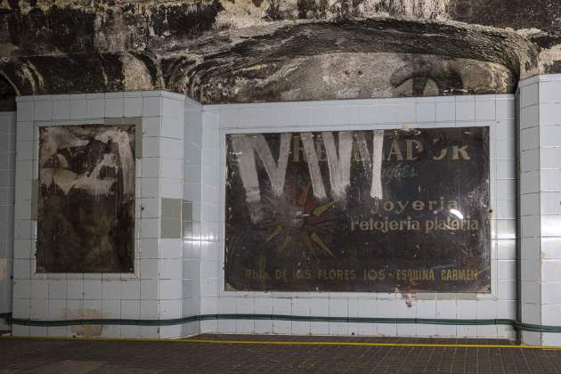 ESTACIÓ FANTASMA METRO CORREUS / Foto: Montse Giralt ESTACIÓ FANTASMA METRO CORREUS / Foto: Montse Giralt
