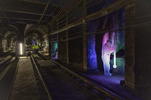 ESTACIÓ FANTASMA METRO CORREUS / Foto: Montse Giralt ESTACIÓ FANTASMA METRO CORREUS / Foto: Montse Giralt