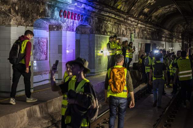 ESTACIÓ FANTASMA METRO CORREUS / Foto: Montse Giralt ESTACIÓ FANTASMA METRO CORREUS / Foto: Montse Giralt
