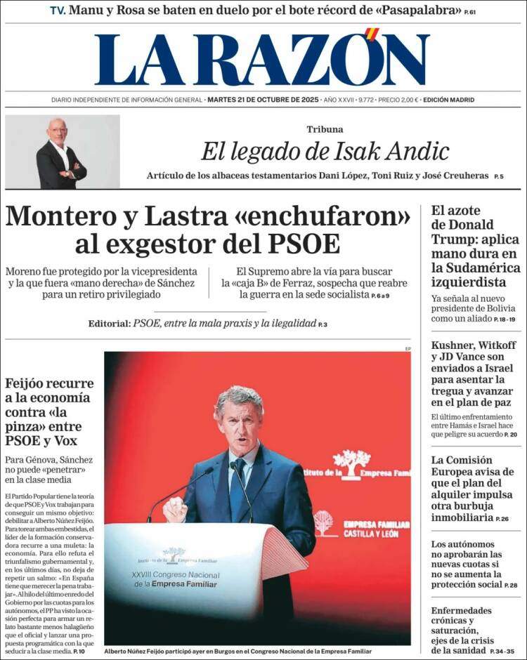 La Razon, 21 octubre La Razon, 21 octubre