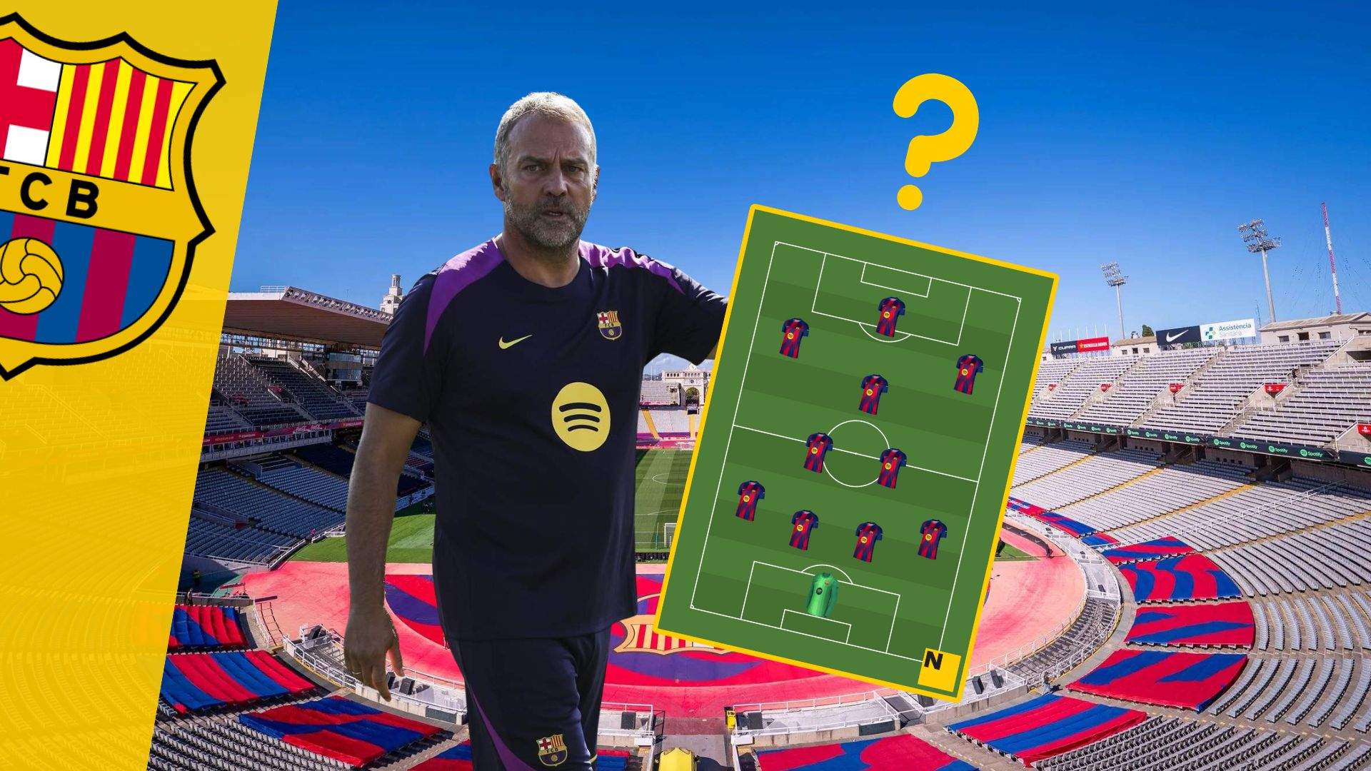 La possible alineació del Barça contra l'Olympiacos: Flick no vol ensurts a la Champions
