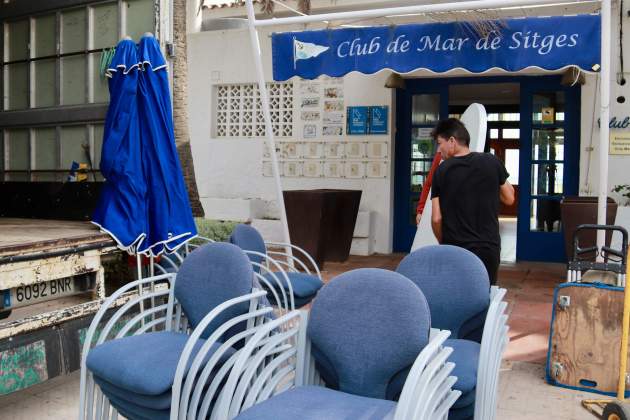 Desalojo Club Mar Sitges / ACN Desalojo Club Mar Sitges / ACN