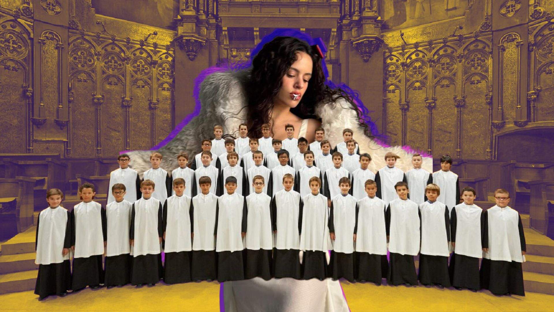 La Escolanía de Montserrat pone voz al nuevo álbum de Rosalía