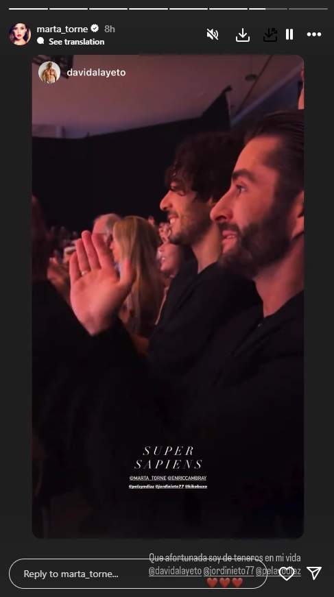 Pelayo Díaz a l'estrena de 'Super sapiens' IG2 Pelayo Díaz a l'estrena de 'Super sapiens' IG2