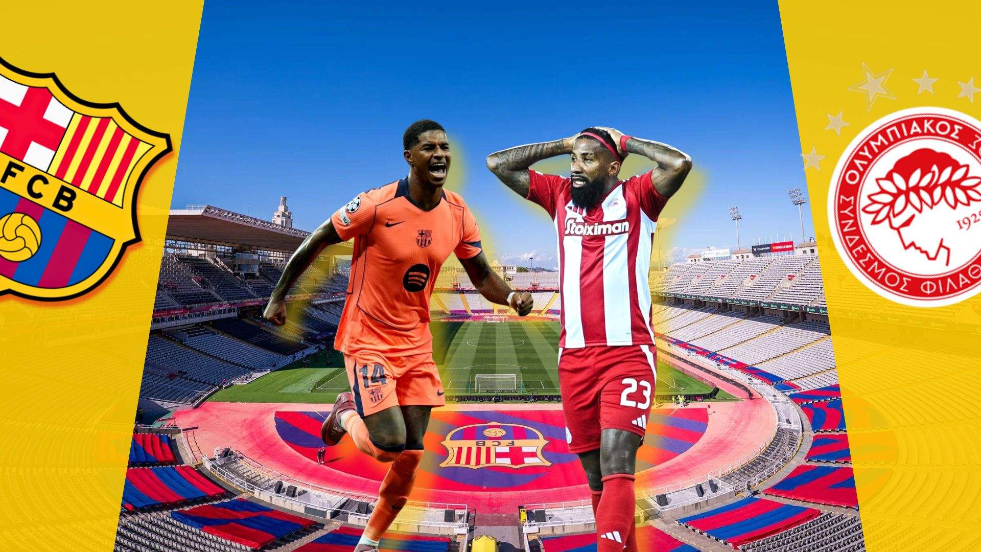 Barça - Olympiacos: horario y dónde ver por TV el partido de la 3ª jornada de la Champions League
