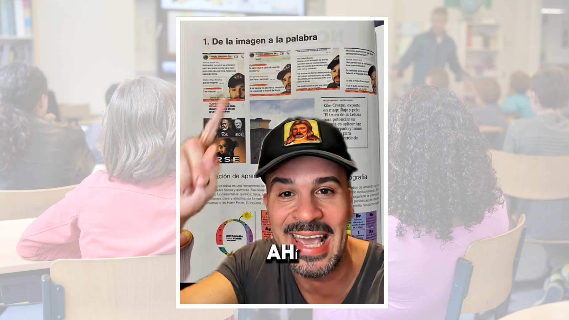 Un tiktoker argentí apareix a un llibre escolar a Catalunya i al·lucina: "No m'ho puc creure!”
