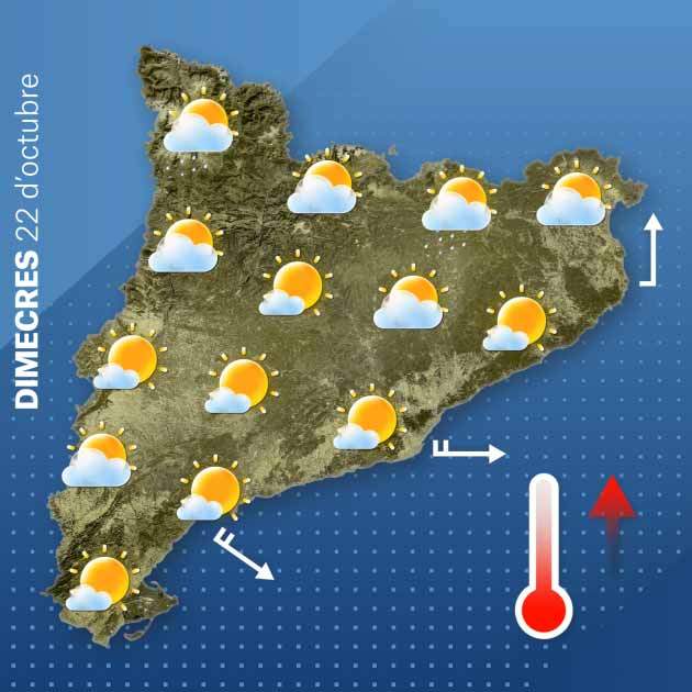 Mapa dimecres Catalunya 21 10 Mapa dimecres Catalunya 21 10