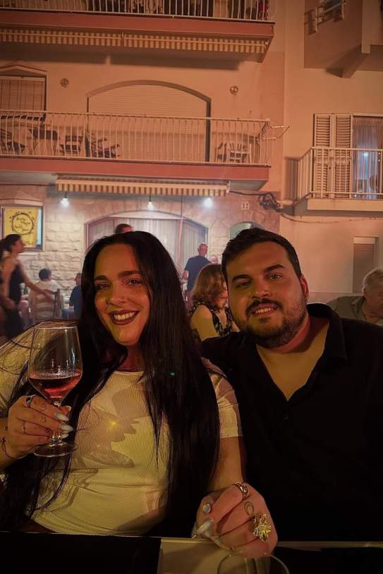 Nadine Romero y su pareja / Instagram