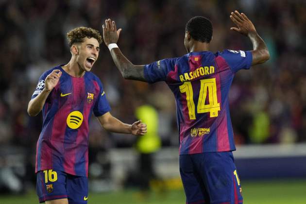 Fermín López Rashford Barça EFE Fermín López Rashford Barça EFE
