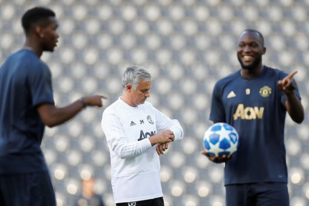 Mourinho Pogba Lukaku Manchester United EFE