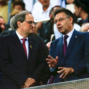 Josep Maria Bartomeu Quim Torra Camp Nou EFE Josep Maria Bartomeu Quim Torra Camp Nou EFE
