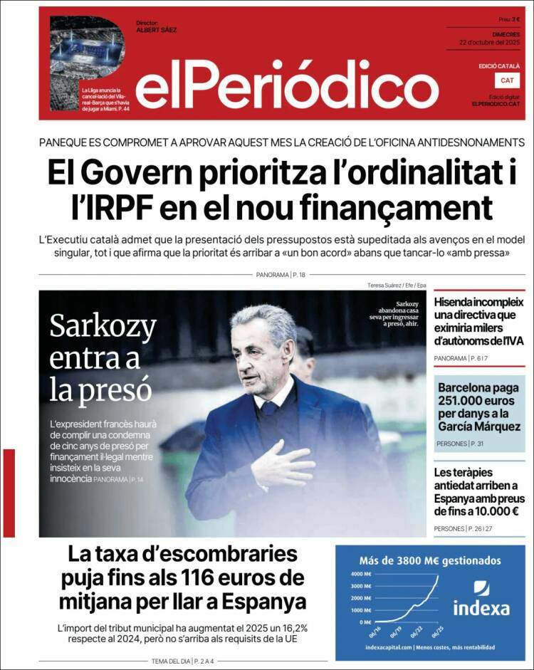 El Periodico, 22 octubre El Periodico, 22 octubre