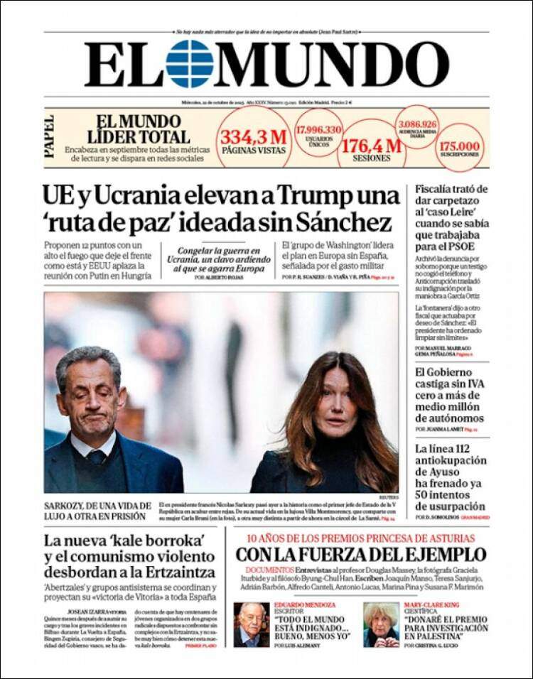 El Mundo, 22 octubre El Mundo, 22 octubre
