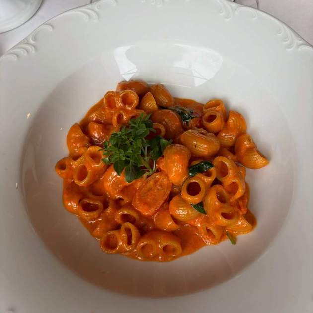 El plato de pasta de Sira Martínez / Instagram El plato de pasta de Sira Martínez / Instagram