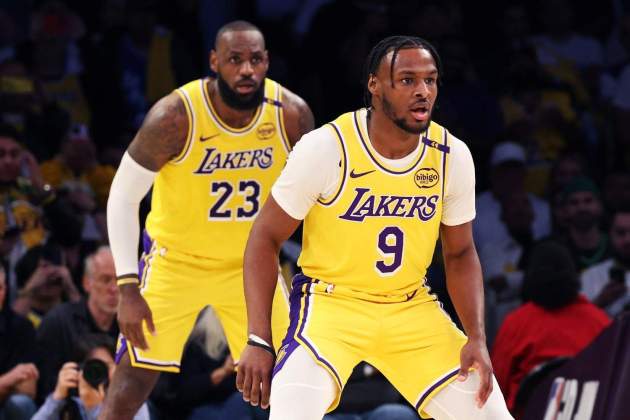 LeBron James y Bronny James LeBron James y Bronny James
