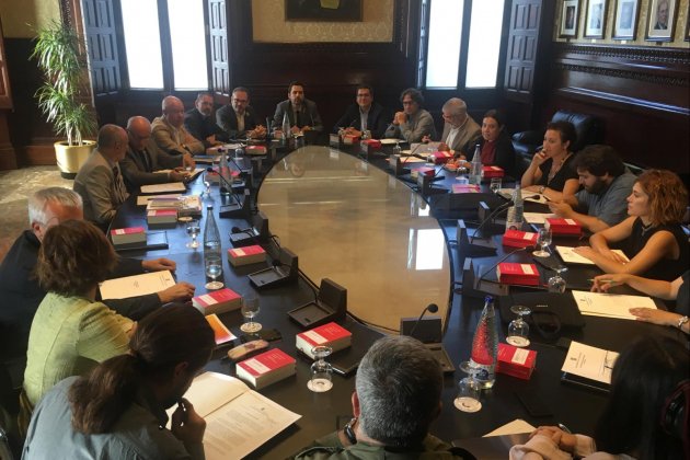 ELNACIONAL Junta portaveus Parlament Carlota Camps