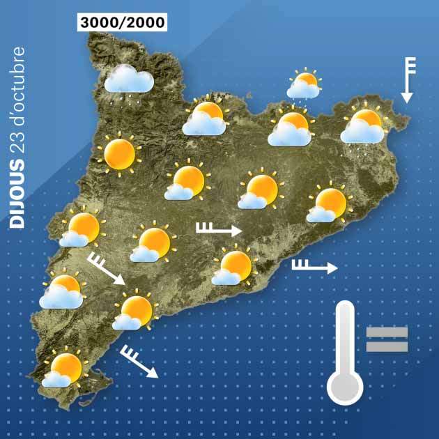 Mapa dijous Catalunya 21 10 Mapa dijous Catalunya 21 10